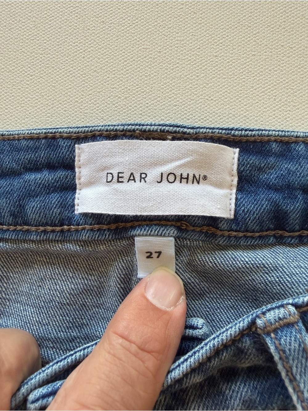 EUC Women's Dear John Blaire Straight Size 27/ 27" Inseam (E2) - Picture 5 of 8